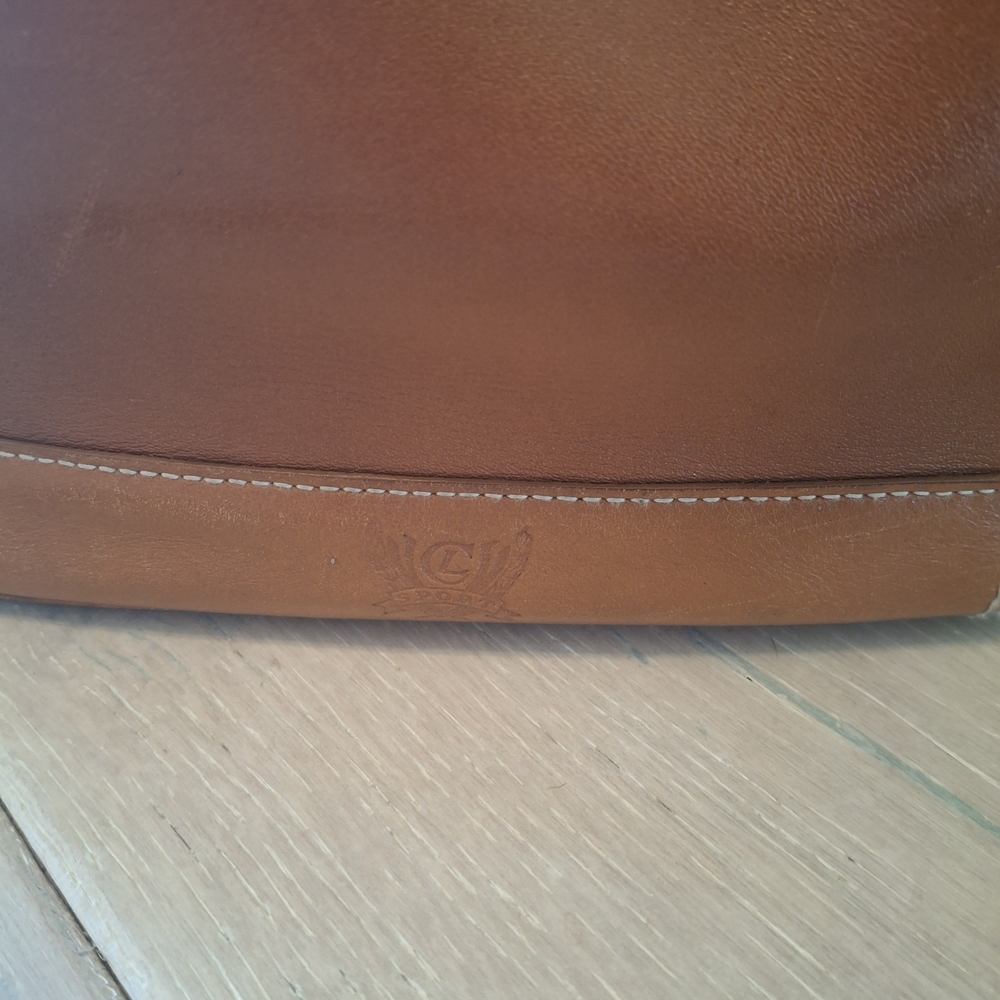 Liz Claiborne Brown Leather Shoulder Bag - Picture 2 of 6